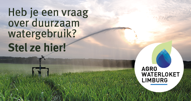 Heb je een vraag over duurzaam watergebruik? Stel ze hier. Agrowaterloket Limburg